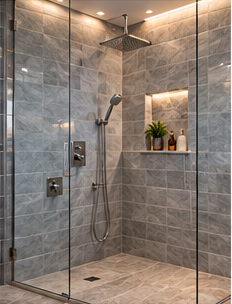 Showers plumbing