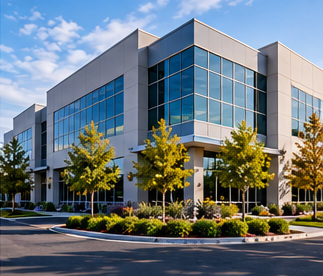 Modern commercial building