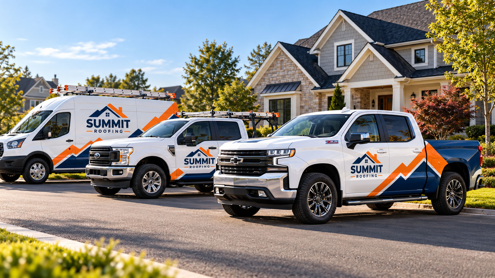 Summit residential roofing fleet